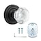 Sure-Loc Hardware Sure-Loc Hardware Turin Handleset, Oakley Handleset Trim, Flat Black TN507-OK FBL - alternate 2